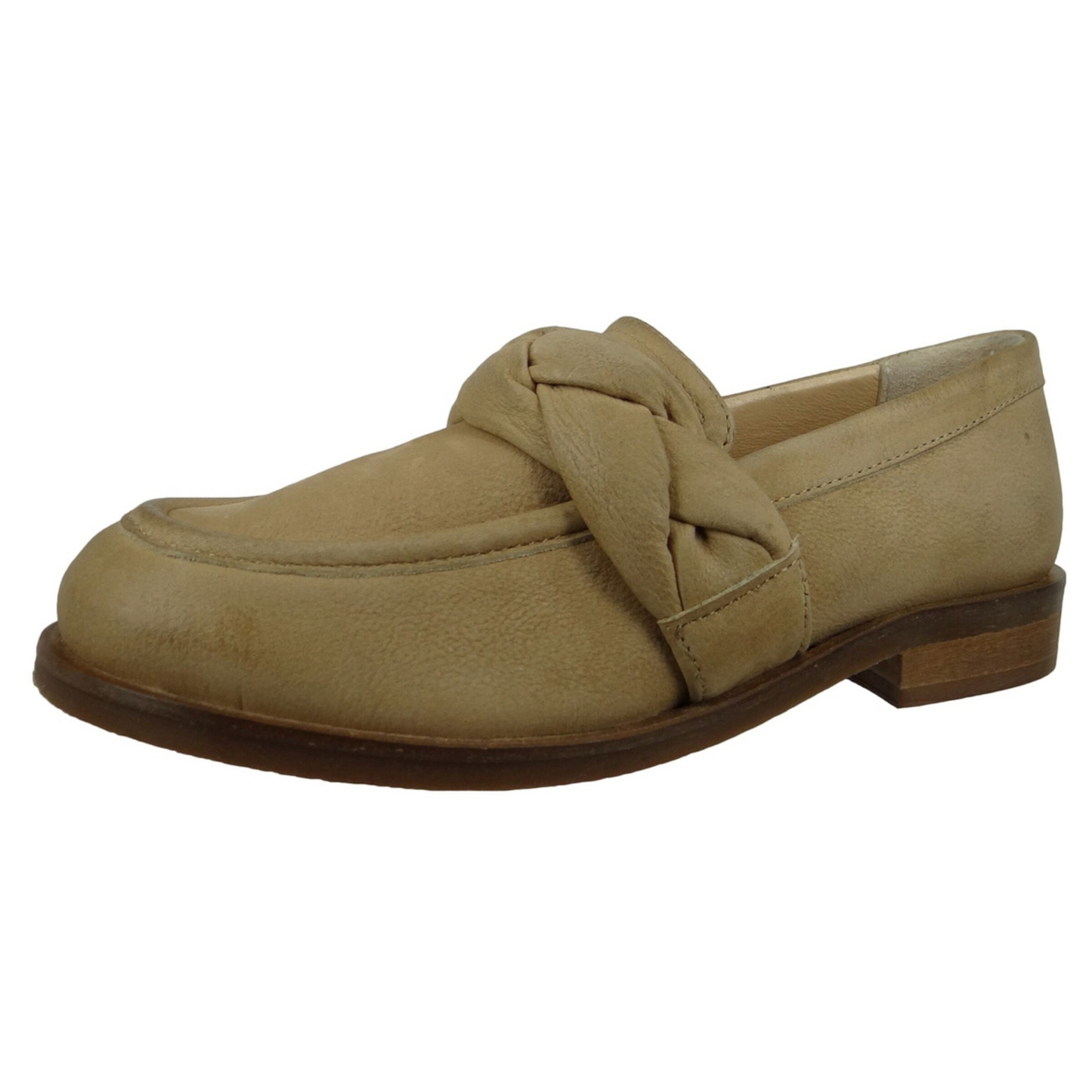 MJUS - Mocassins 'Jean' em castanho: frente