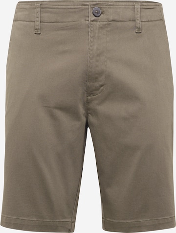 Bruun & Stengade Regular Chino Pants 'Gerhard' in Green: front