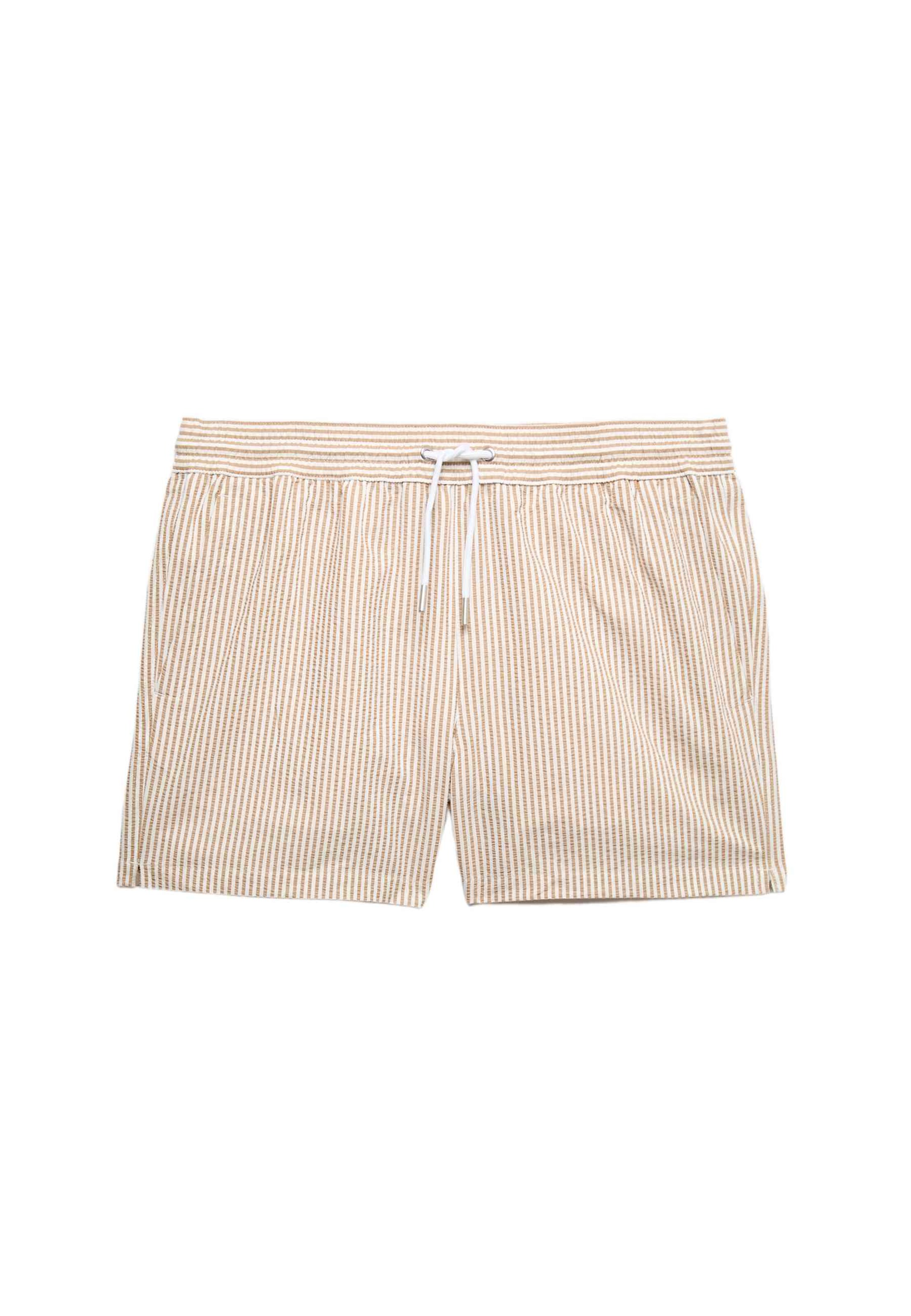 Marks & Spencer Regular Badeshorts in Beige: Vorderseite
