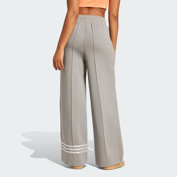 ADIDAS ORIGINALS Wide leg Trousers 'Adicolor Neuclassics' in Grey
