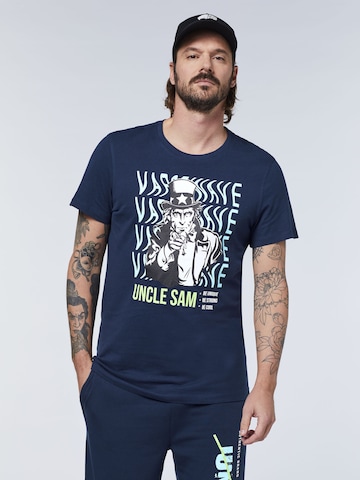 UNCLE SAM T-Shirt in Blau: predná strana