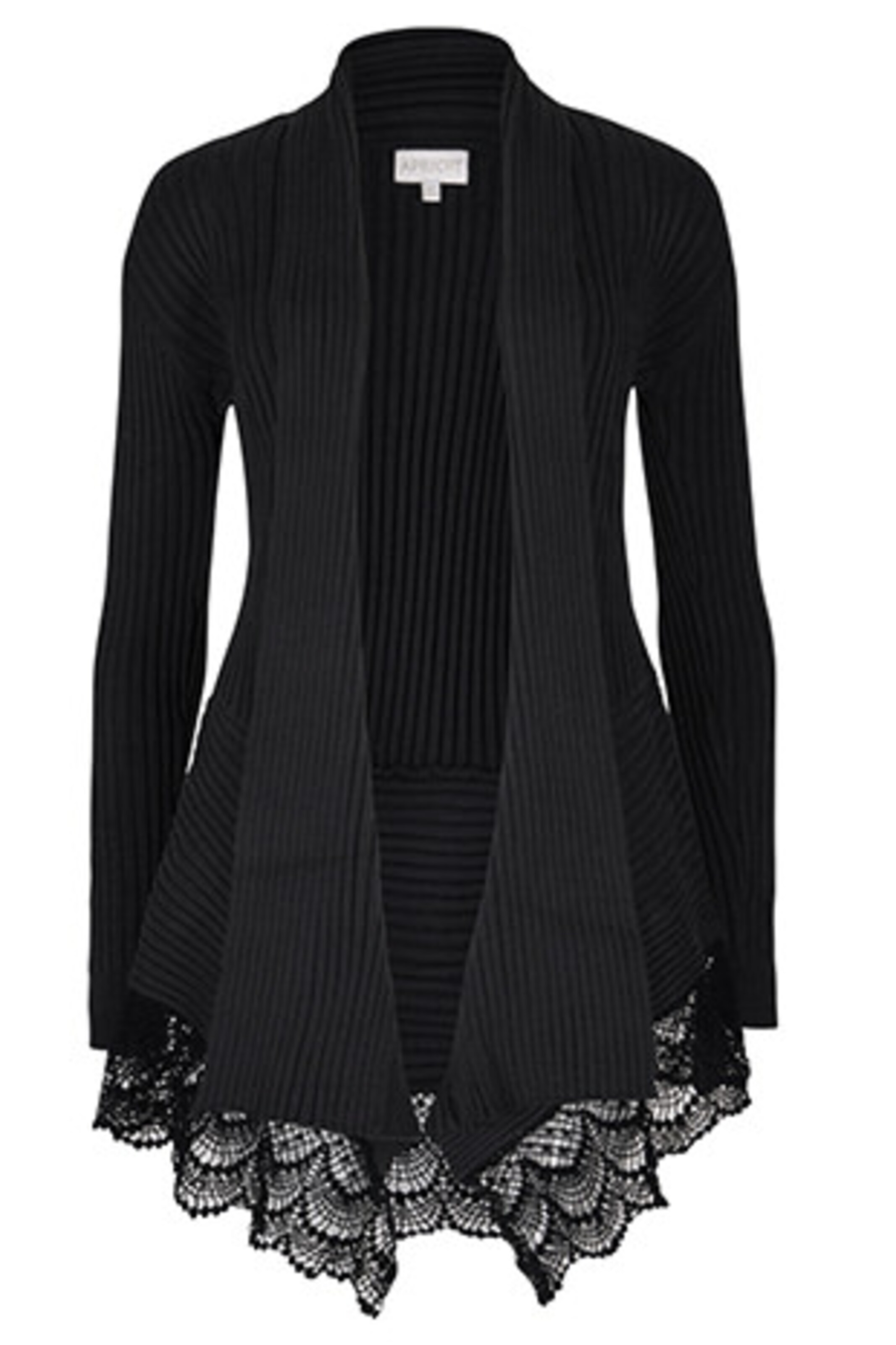 Cardigan ' ' Apricot en noir : devant