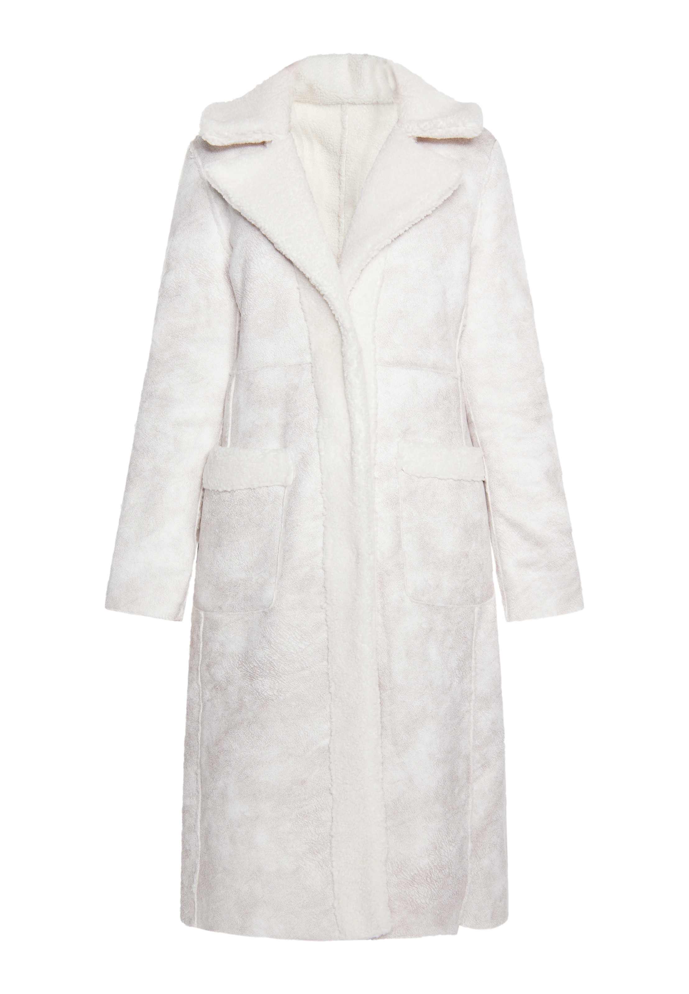 usha FESTIVAL Talvemantel 'Rakata', värv valge: eest vaates