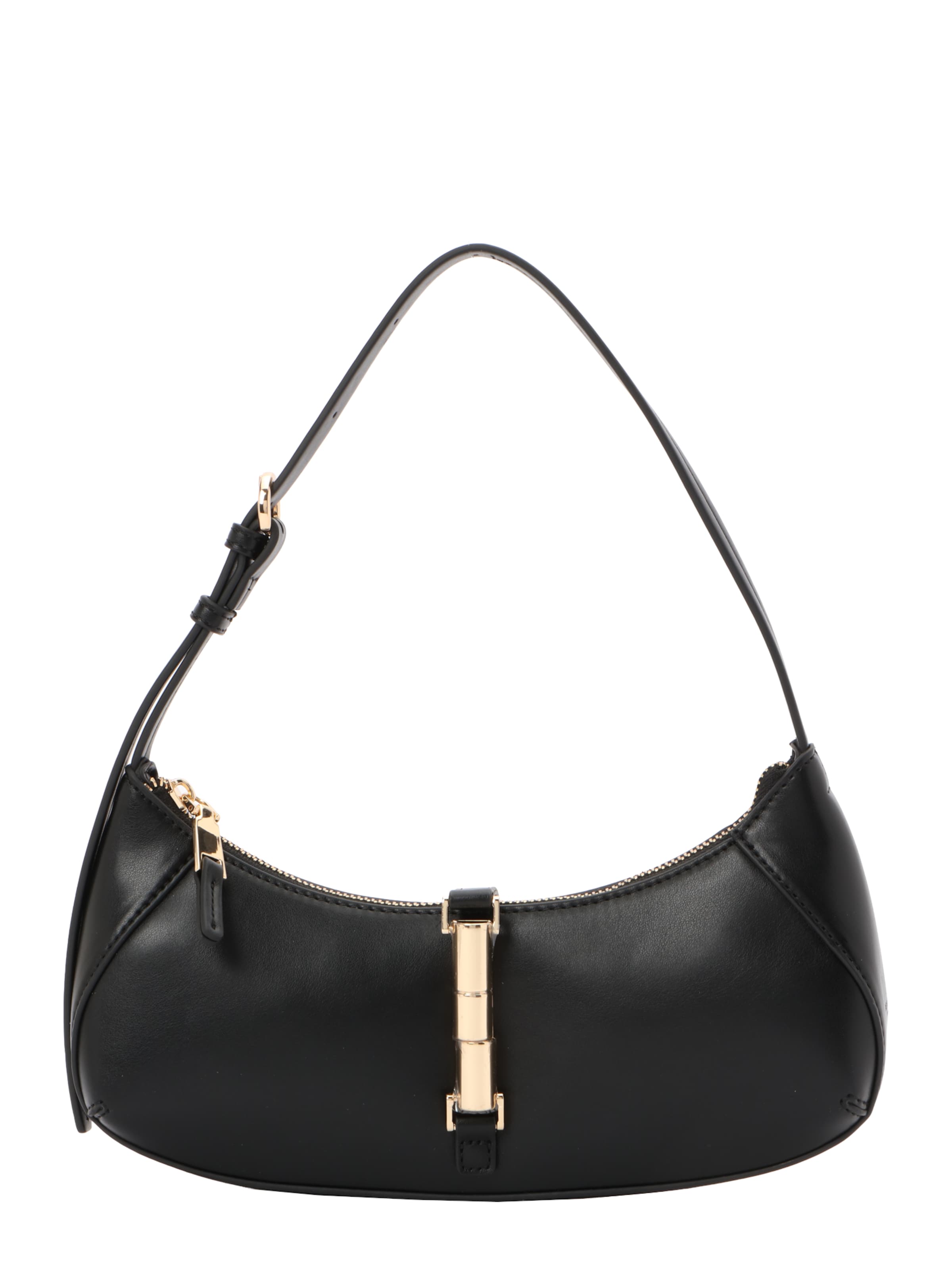 Seidenfelt - Mala de ombro 'Loviisa' em preto: frente