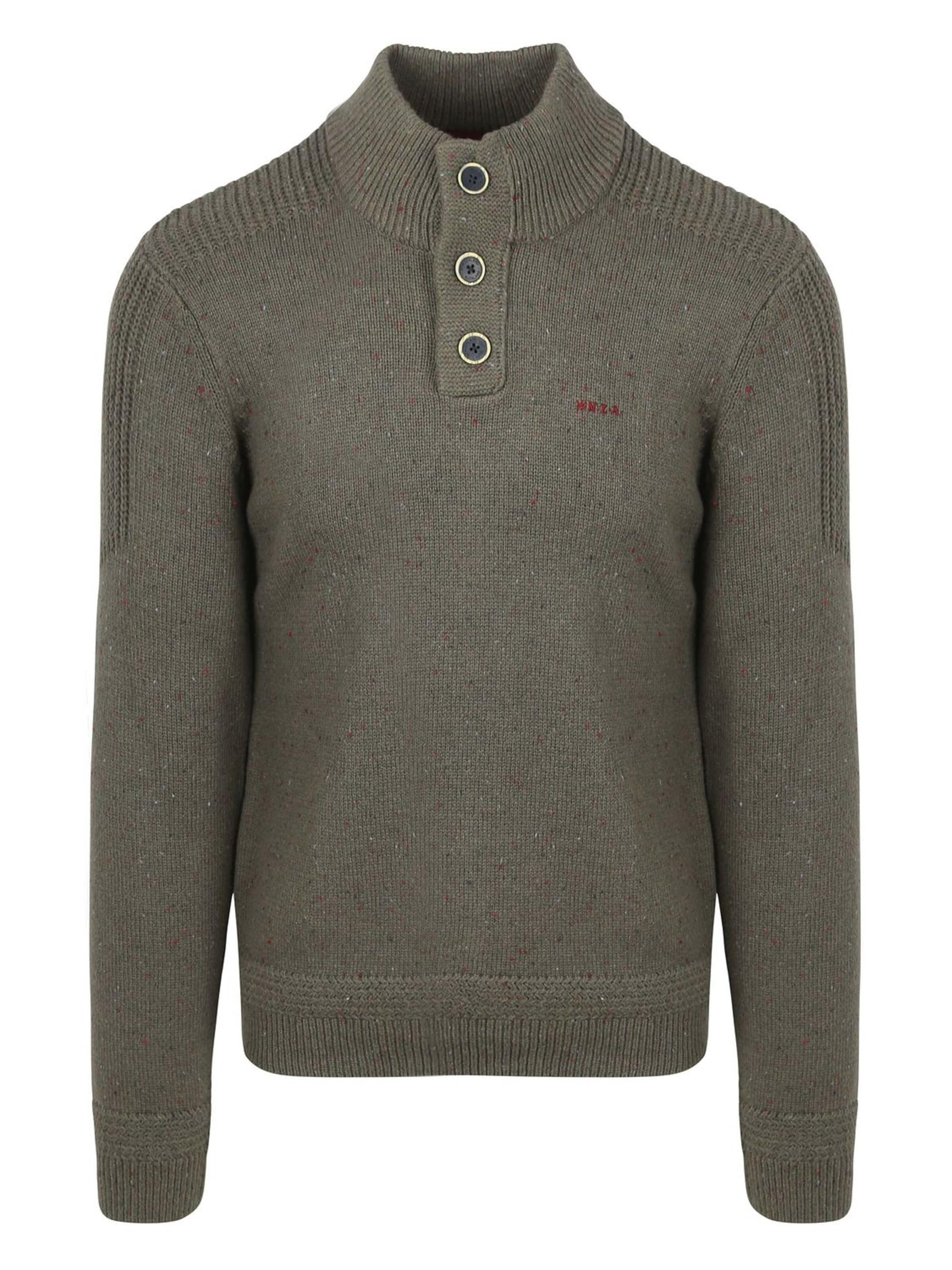 NZA New Zealand Auckland Sweater 'Conor' in Green: front