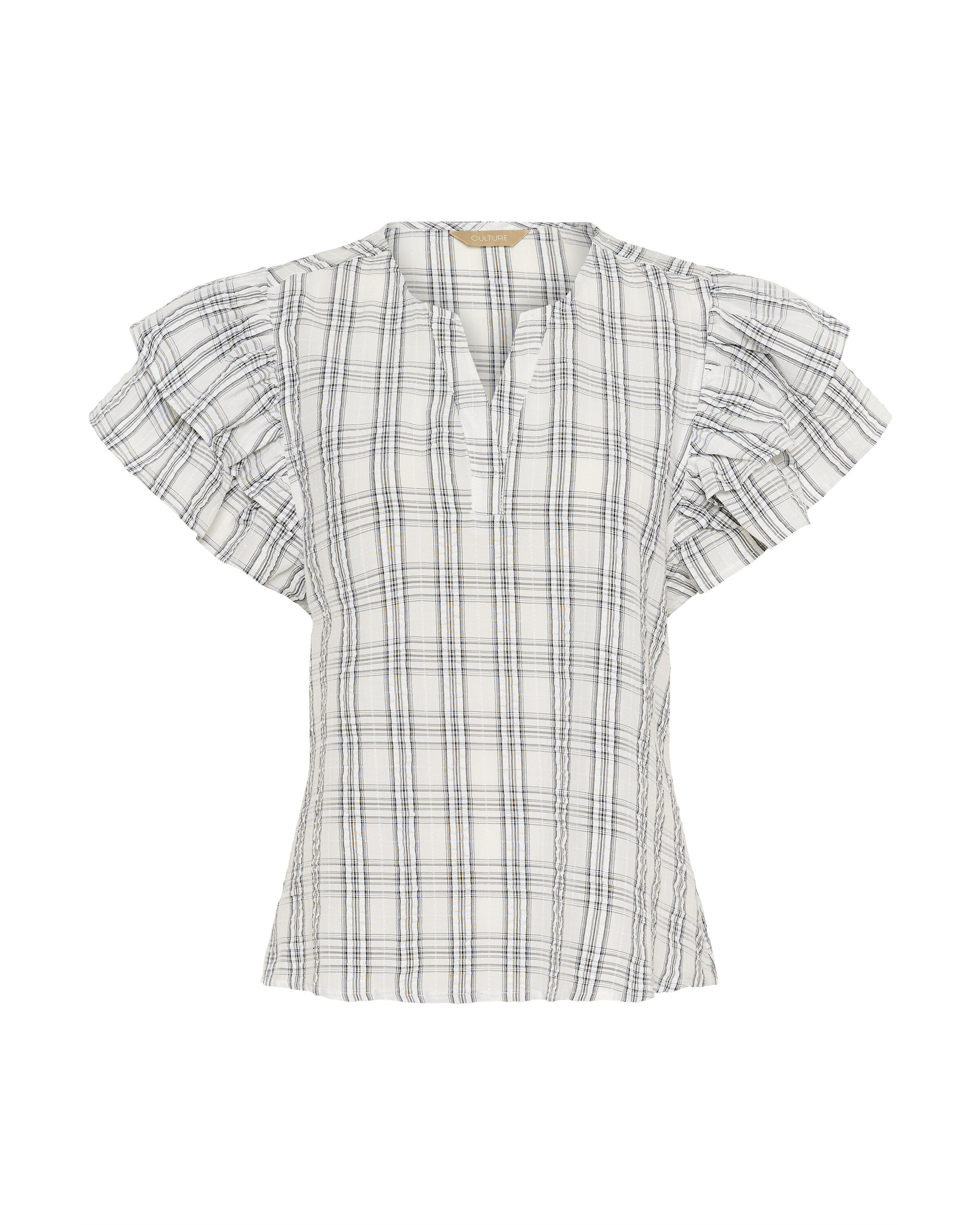 CULTURE Blouse 'CUCalista' in L in de kleur Wit, Productweergave