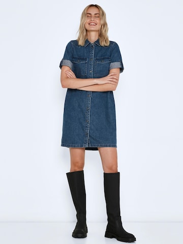 Noisy may Shirt Dress in Blue