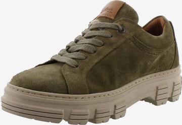 Libelle Athletic Lace-Up Shoes in Green: front