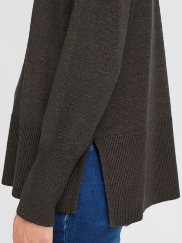 PULZ Jeans Sweater 'Steffi' in Brown