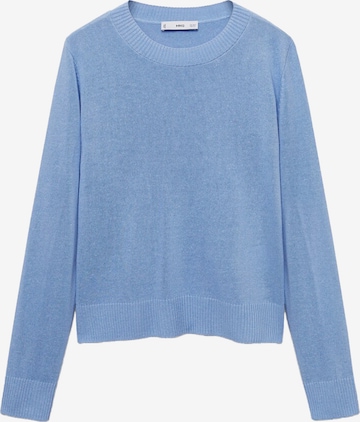 MANGO Pulover 'TULIPON' | modra barva: sprednja stran
