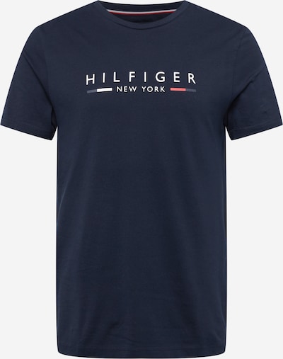 TOMMY HILFIGER Majica 'New York' | mornarska / rdeča / bela barva, Prikaz izdelka