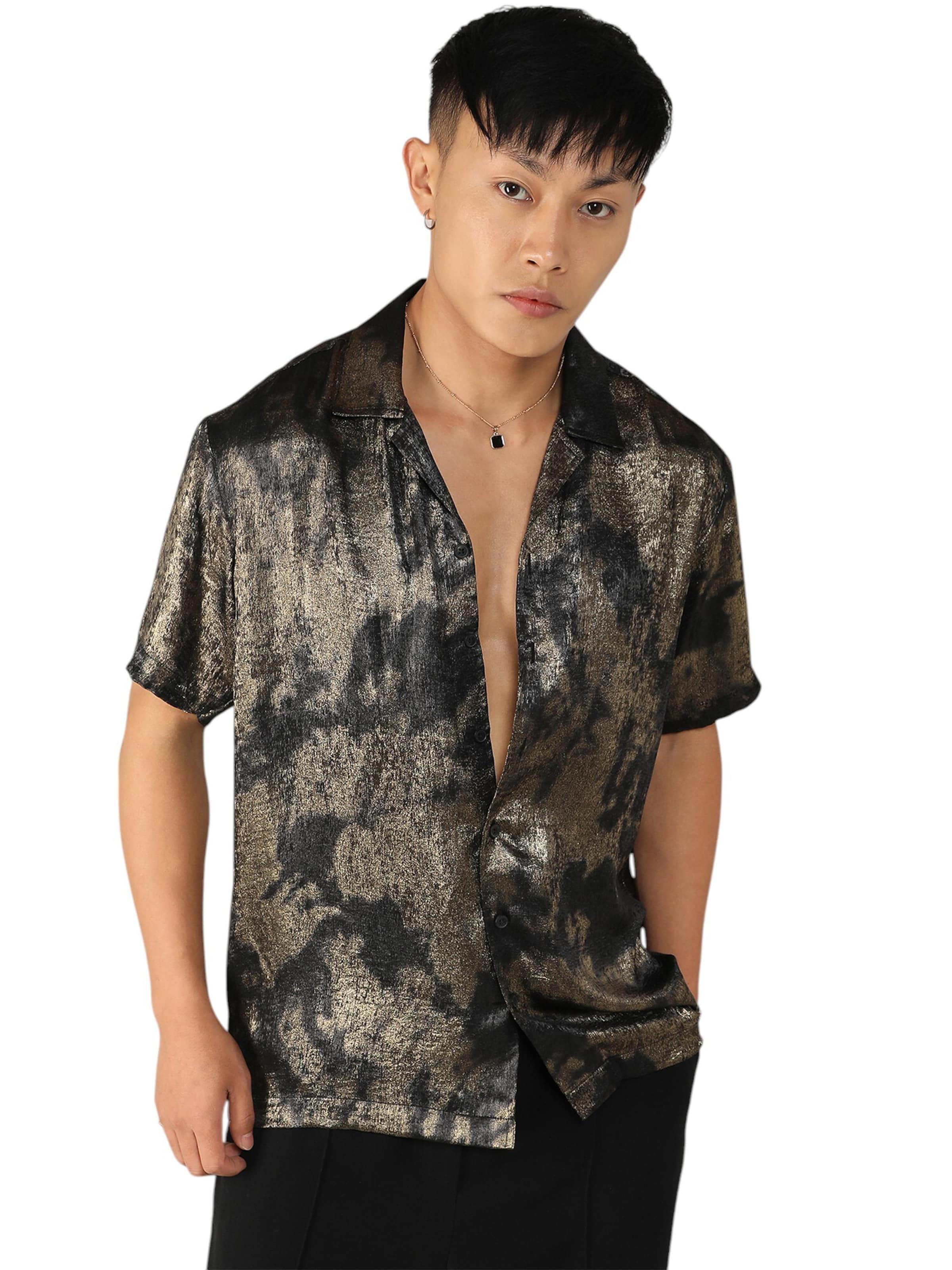 Campus Sutra Rovný strih Košeľa 'Tallula' - Bronzová: predná strana