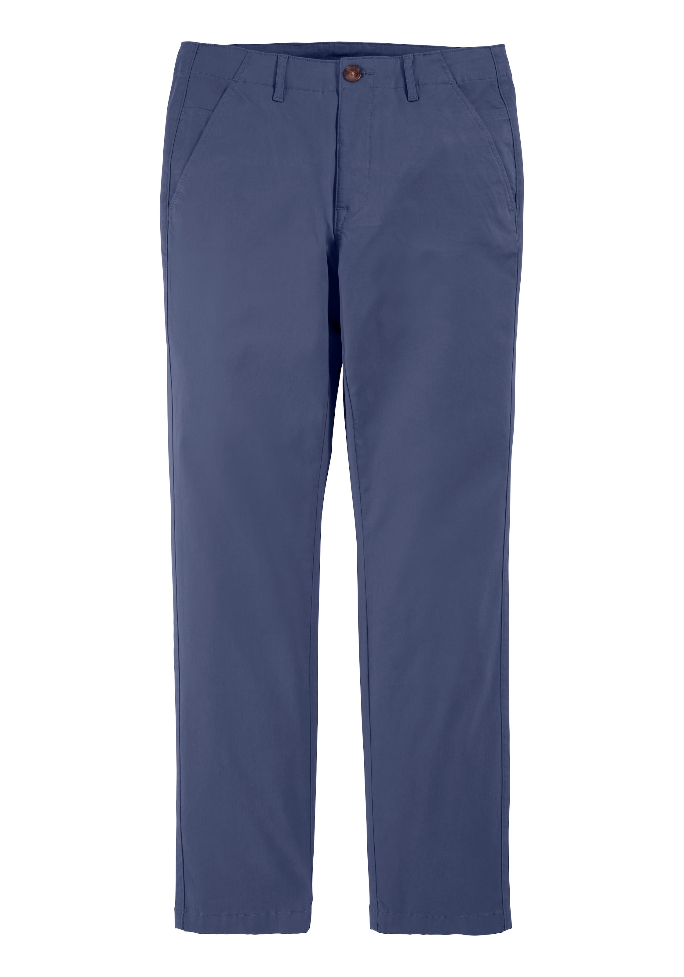 JOHN DEVIN Chino trousers in Blue: front
