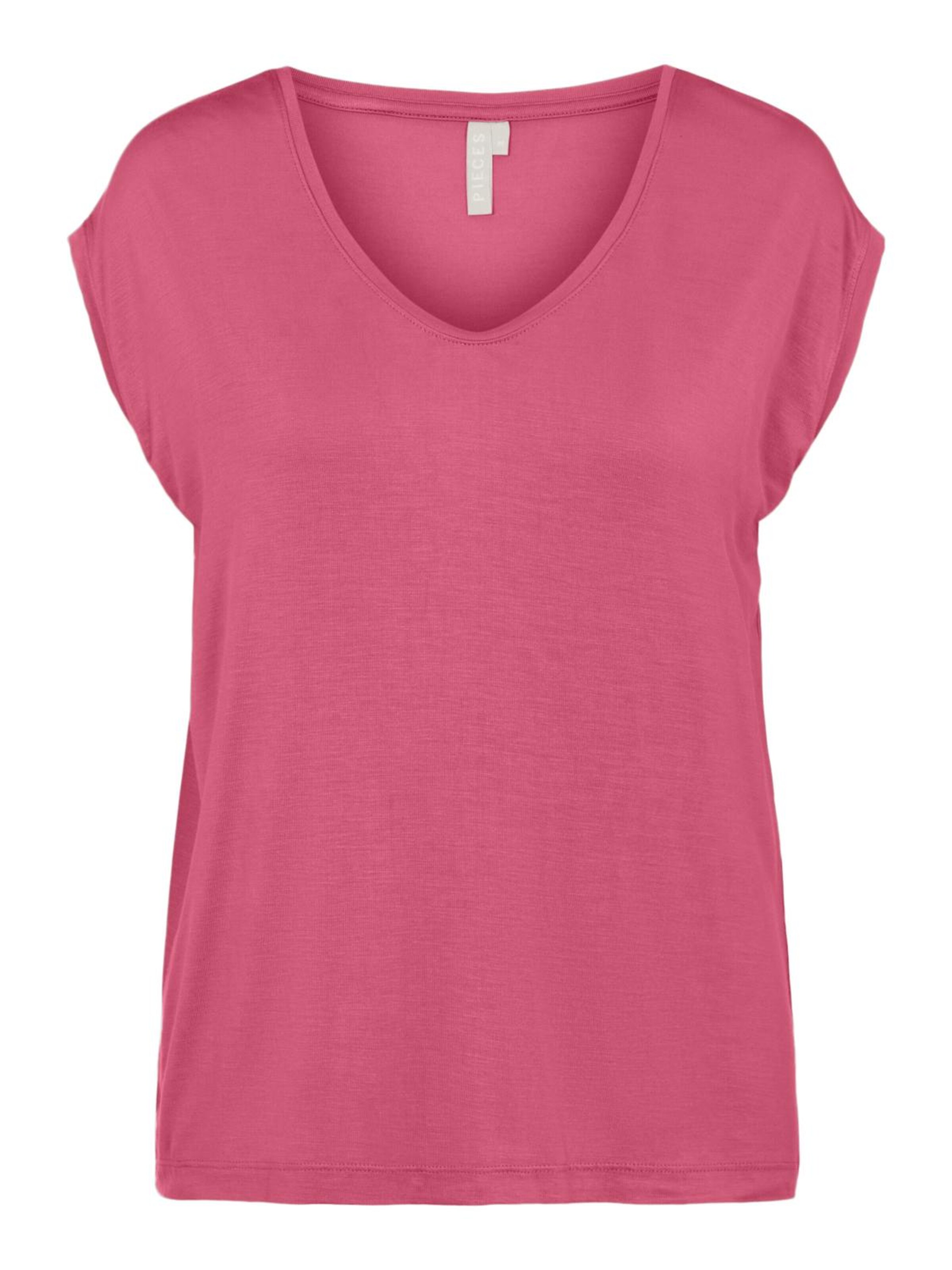PIECES T-Shirt Billo in Pink 