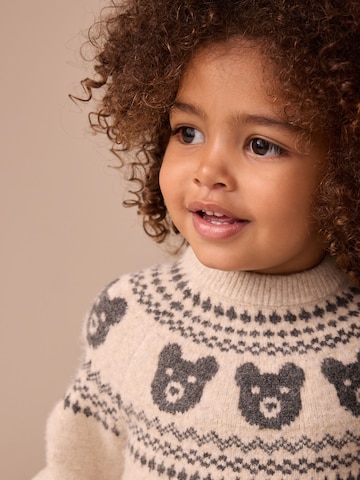 Next Sweater 'Fairisle' in Beige