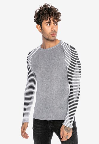 Redbridge Sweater 'Akron' in Grey: front