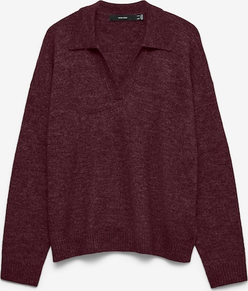 VERO MODA Sweater 'VMLEFILE' in Red: front