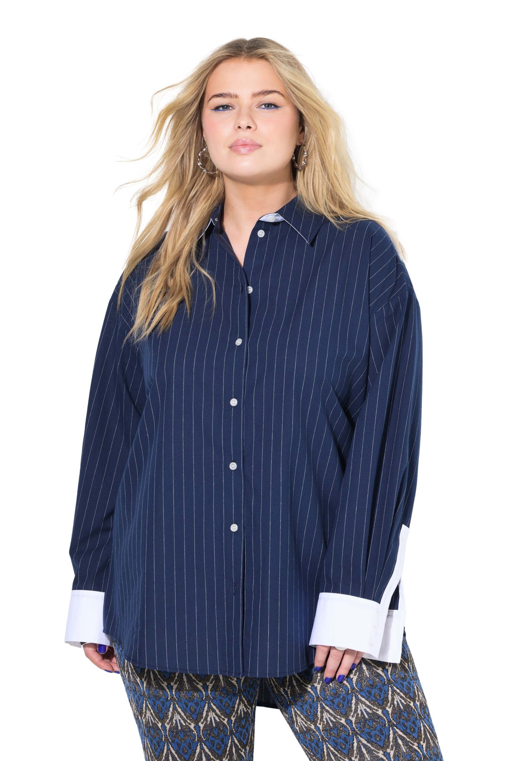 Studio Untold Blouse in Blauw: voorkant