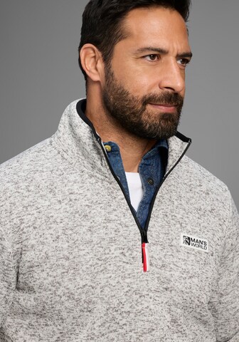 Man's World Sweatshirt in Grey