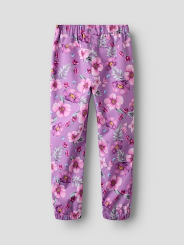 NAME IT Tapered Funktionsbukser 'Alfalight08' i lilla