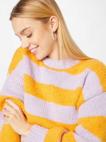 VERO MODA Sweater 'NEWWINE' in Purple