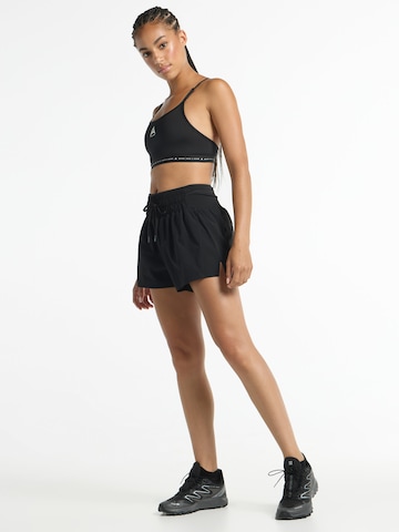 A-Game Bustier Športni nederček 'Adjustable Yoga Sports Bra' | črna barva