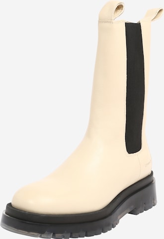 Copenhagen Chelsea boots i beige: framsida