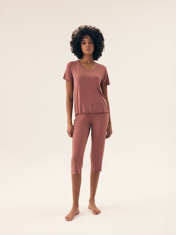 Henderson Pyjama 'Noves' in Lila: Vorderseite