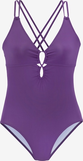s.Oliver Badeanzug in lila, Produktansicht