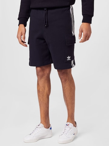 ADIDAS ORIGINALS Loosefit Shorts 'Adicolor Classics 3-Stripes ' in Schwarz: predná strana