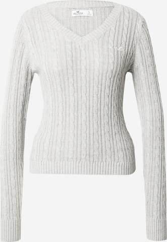 HOLLISTER Sweater 'EMEA' in Grey: front