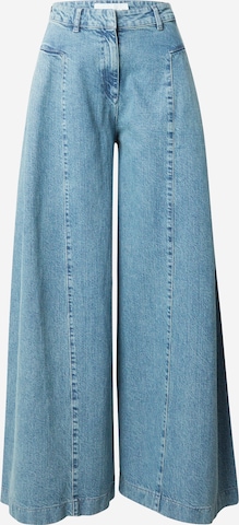 Wide Leg Jean REMAIN en bleu : devant