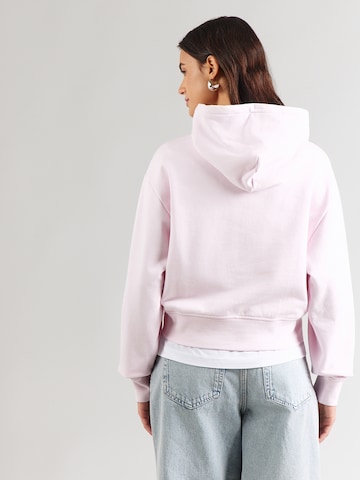 Calvin Klein Jeans Sweatshirt 'CK LOGO CROPPED HOODIE' i blandingsfarvet
