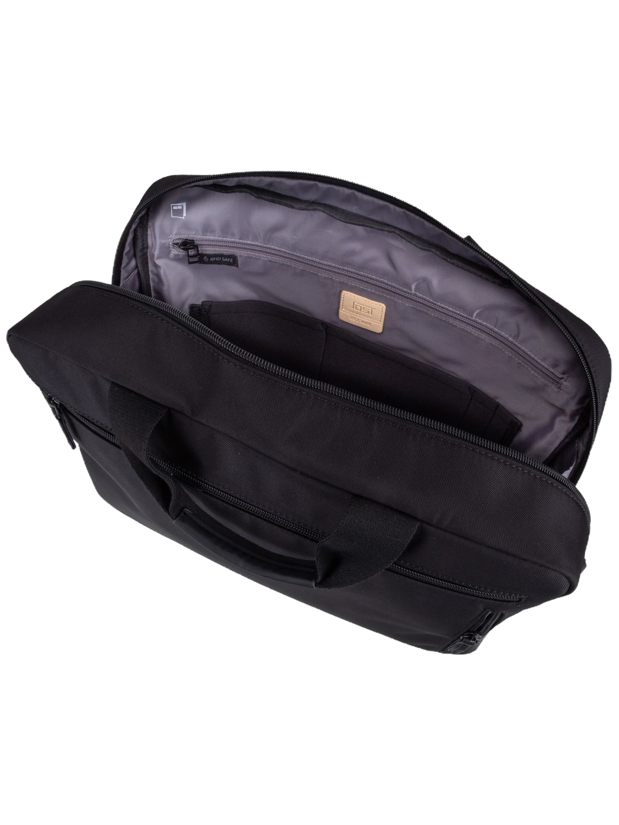 JOST Document Bag ' Tallinn' in Black