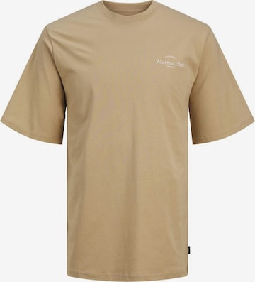 T-Shirt JACK & JONES en beige : devant