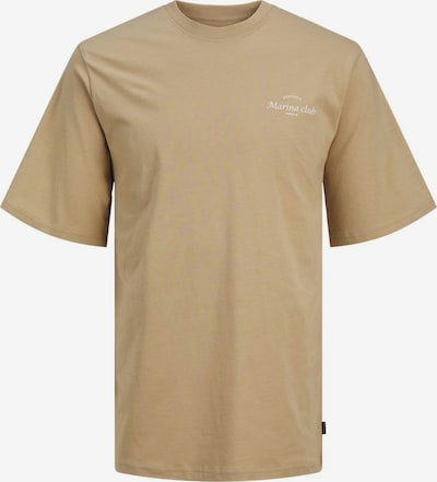 JACK & JONES Camiseta en camelo / blanco, Vista del producto
