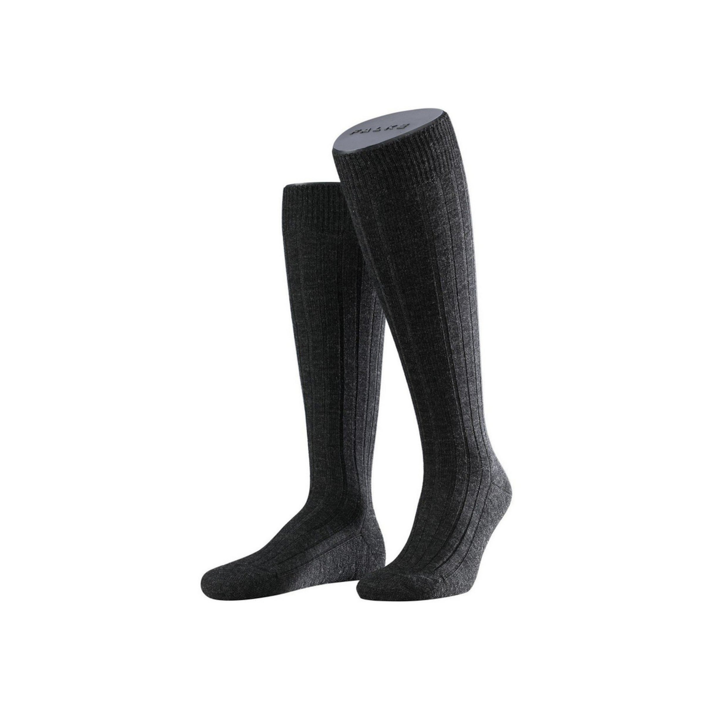 FALKE - Calcetines hasta la rodilla en gris: frente
