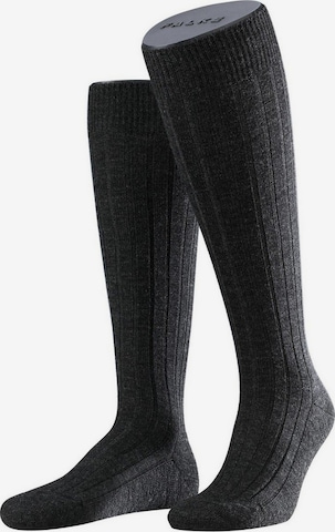 FALKE - Calcetines hasta la rodilla en gris: frente