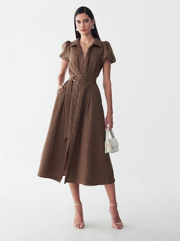 Willa Jurk 'Eliza' in Bruin: voorkant