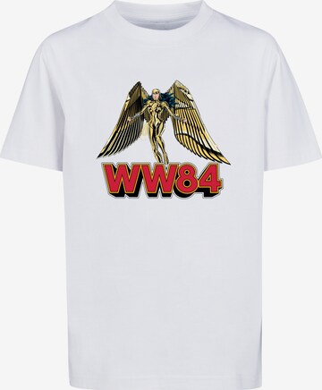 T-Shirt 'DC Comics Wonder Woman 84 Golden Armour' F4NT4STIC en blanc : devant