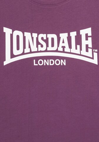 LONSDALE Koszulka w kolorze fioletowy