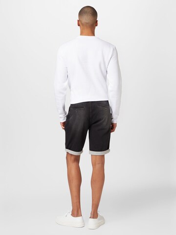 INDICODE JEANS Regular Shorts 'Ramon' in Schwarz