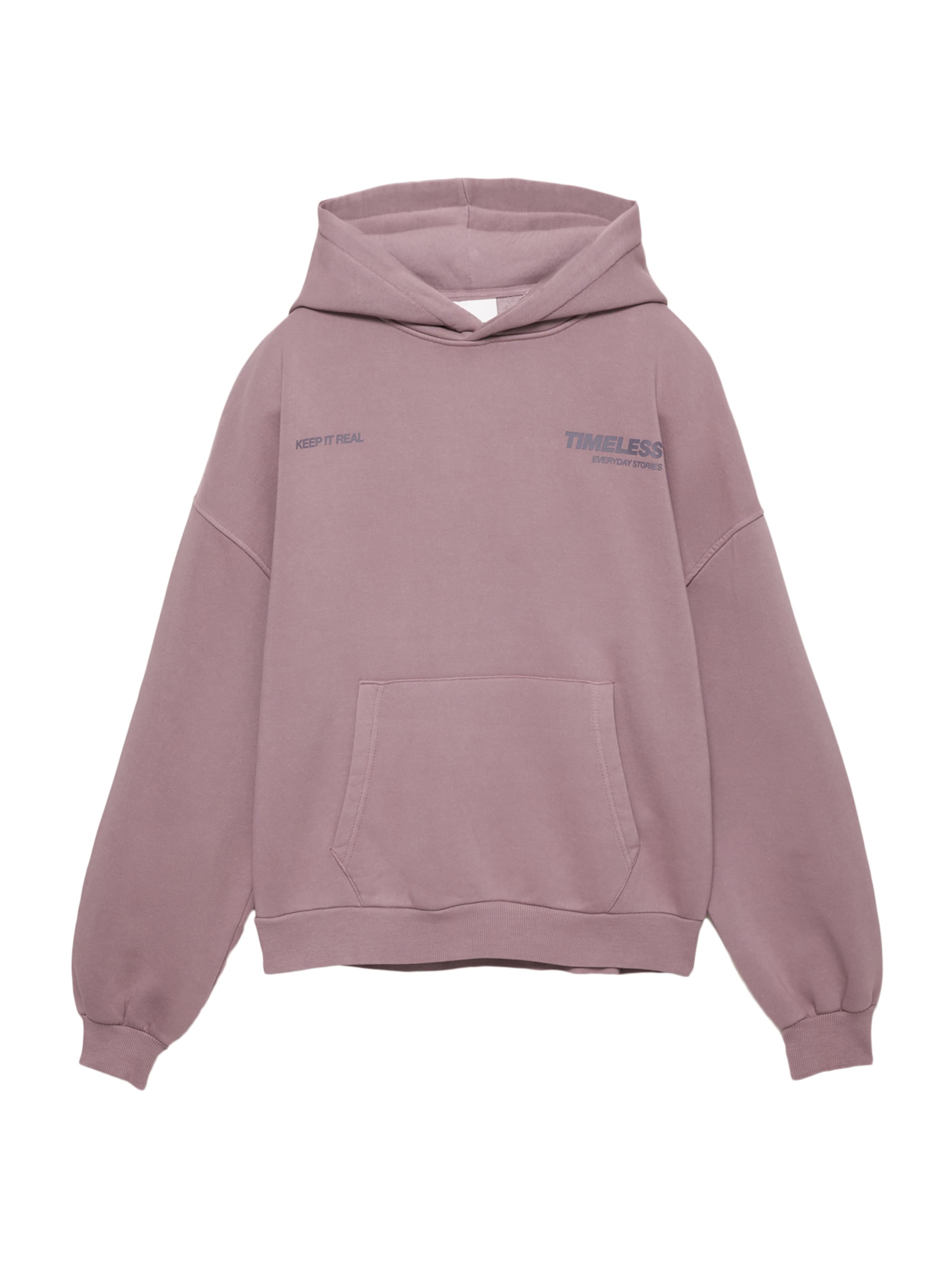 Pull&Bear Bluzka sportowa w kolorze fioletowy: przód