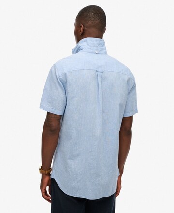 Fit confort Chemise 'City' Superdry en bleu