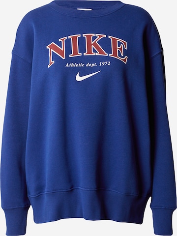 Nike Sportswear Bluzka sportowa w kolorze niebieski: przód