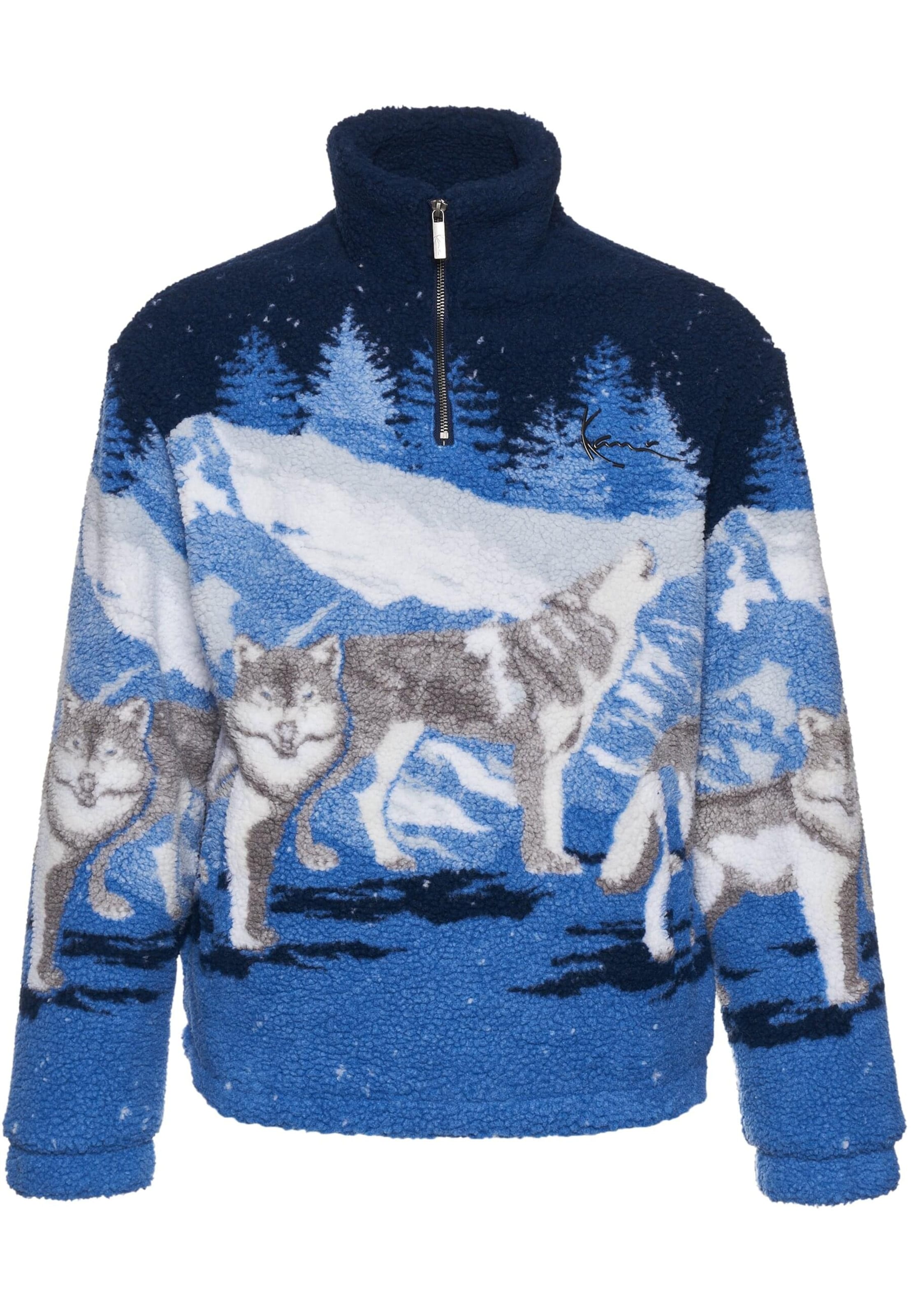 Pull over Karl Kani en Bleu Chine ABOUT YOU