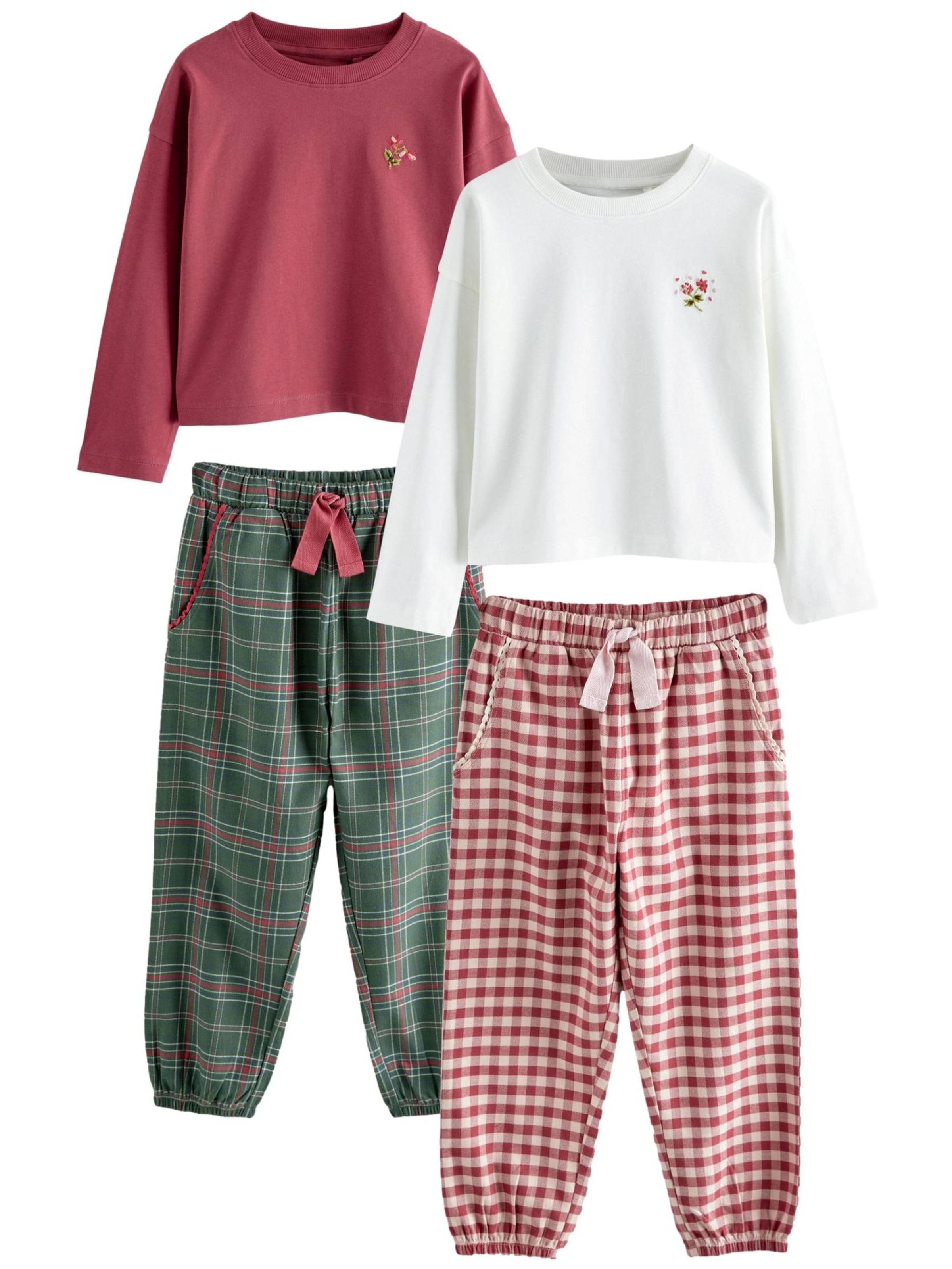 Next Πιτζάμα σε πράσινο: μπροστά