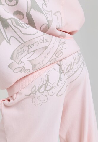 Ed Hardy Regular Byxa i rosa