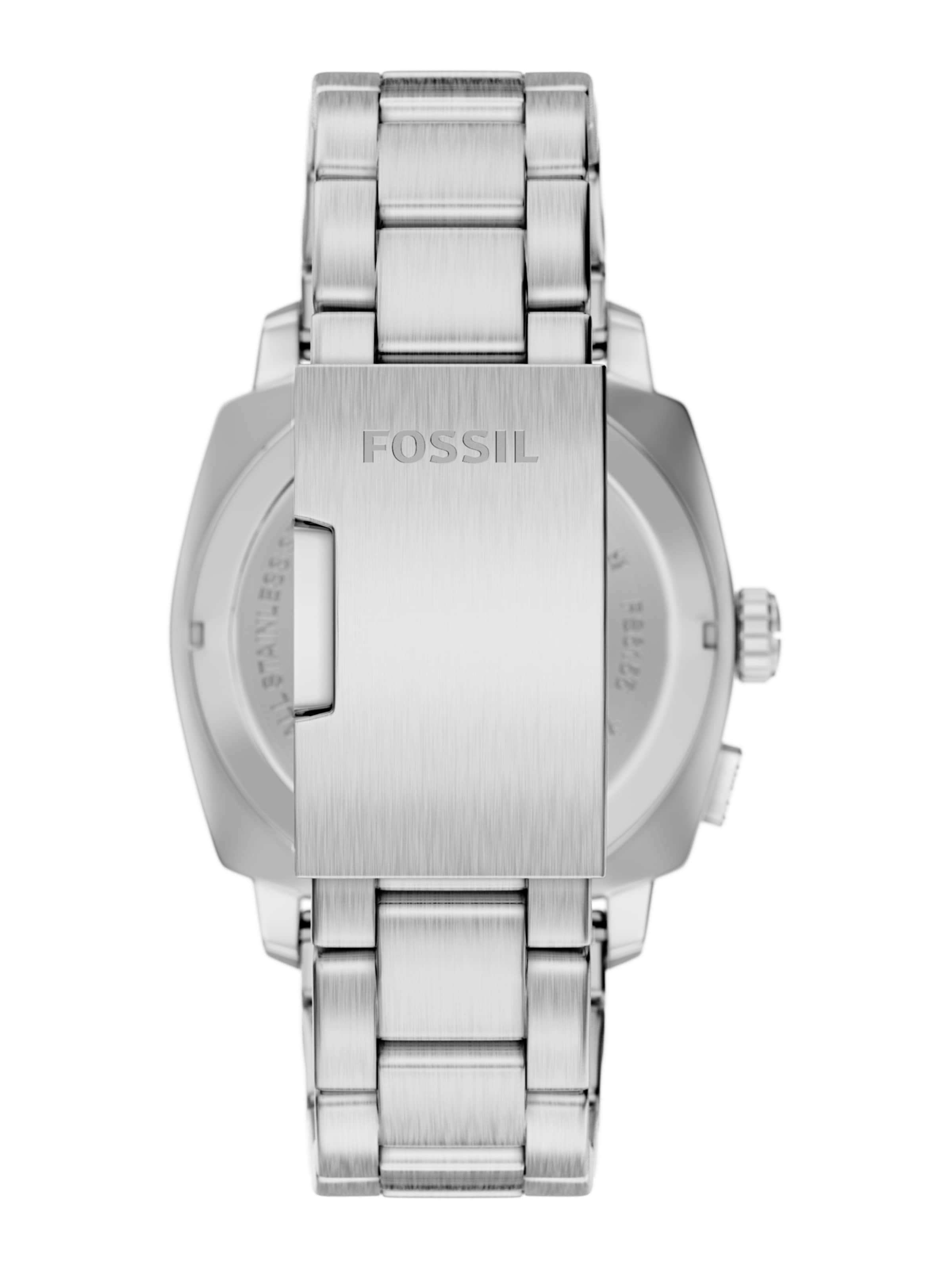 FOSSIL Uhr 'MACHINE BIG TIC' in Silber