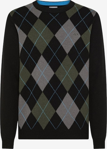 SUN68 - Jersey 'K45160' en negro: frente